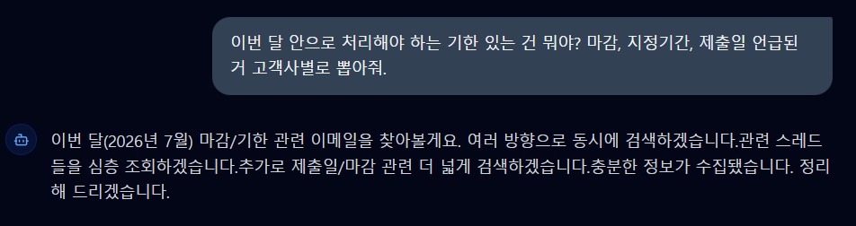 실제 서비스 화면