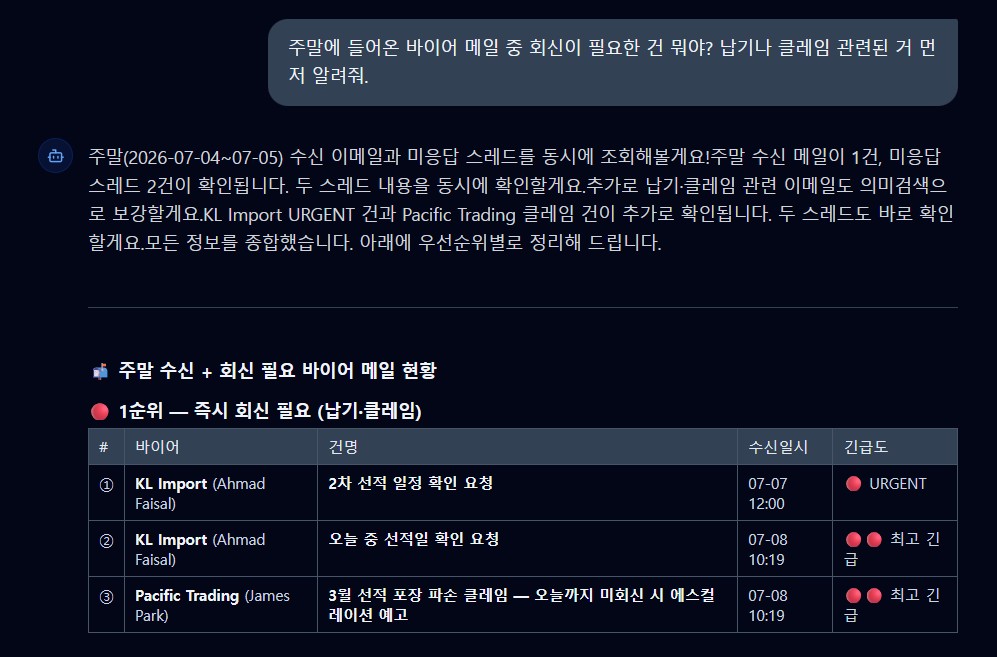 실제 서비스 화면